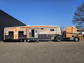 P 280 + trailer  - 2 X SLIDE OUT / CAMPER / WOHNMOBIL